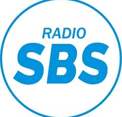 Radio SBS logo blauw